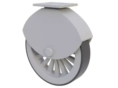 Furniture caster 03 3D model