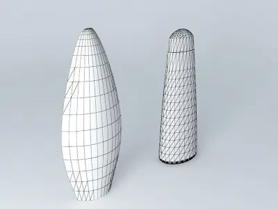 Where two bottles Free 3D model