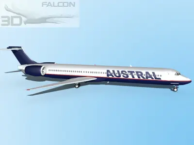 Falcon3D MD 80 Austral 2 3D model