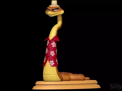 Mr Hubert Snake - The Bad Guys 3D print model
