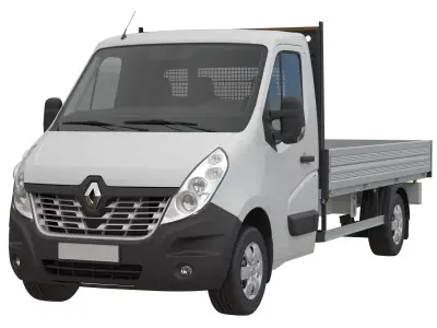 Renault Master Flatbed FWD 2015 L3H1 3D model