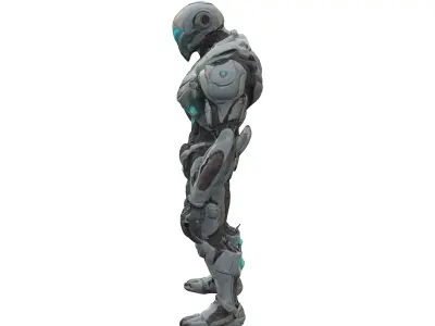 scifi morph cyborg dead space extremely detailed ultrarealist... 3D model