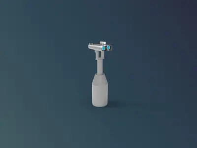 BINOCULAR MILITARY 3D print model