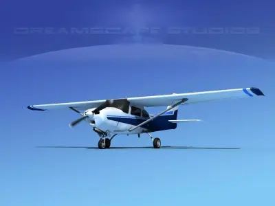 Cessna 172RG Cutlass V01 3D model