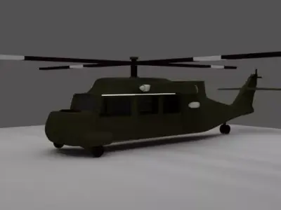 Helicopter Ulak Alik 3D model