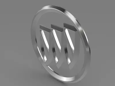 Buick logo 3D model