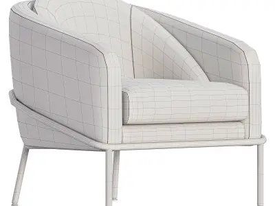 Angelo Lounge Chair 3D model