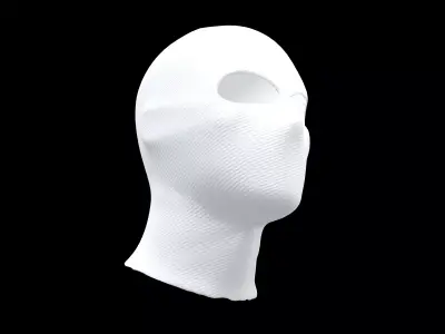Balaclava v1 001 Low-poly 3D model
