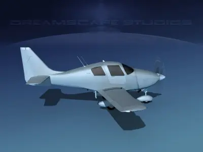Cessna 400 TTx Bare Metal 3D model