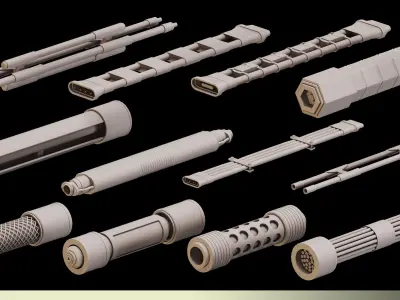 90 Cable Imm Brush Vol 1  3D model