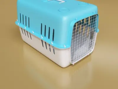 Pet Carrier High Detailed 3D model