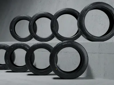 TOYO PROXES R888R Full Package Low-poly 3D model