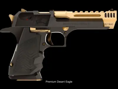Premium Guns 3D Model Pack