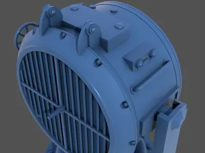 Yamato Search light 150cm - Commercial license - 1-100 scale 3D print model