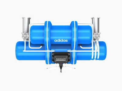 Airlift Performance air suspension kit A Low-poly 3D model