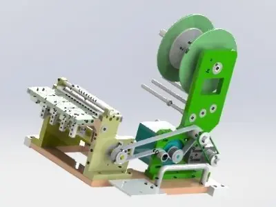 Film laminated module 3D model