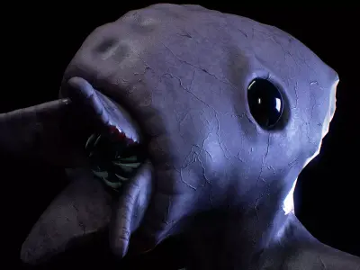 Homuncul1 Low-poly 3D model