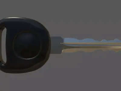 Generic Car Key Free low-poly 3D model