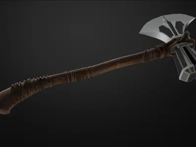THOR AXE HOT Low-poly 3D model