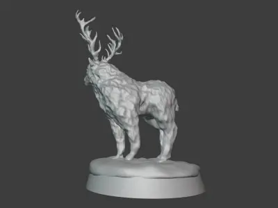 Red Stag Miniature Free 3D print model