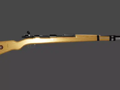 Kar-98 pubg Free low-poly 3D model