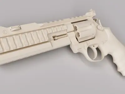 Nighthawk Korth Revolver 3D model