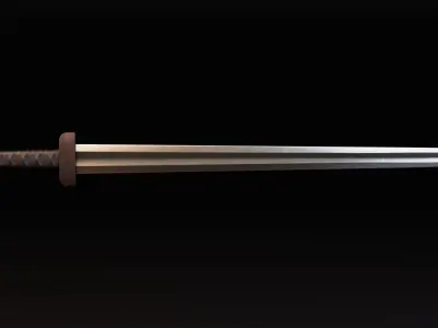 Medieval Sword Pack Low-poly 3D model