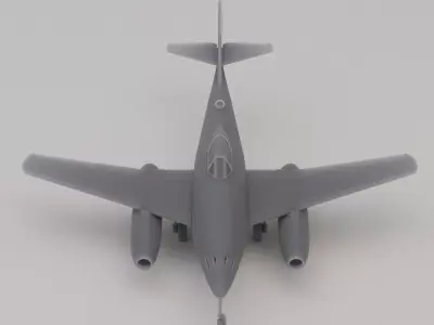 Messerschmitt Me 262 Jet Fighter Germany WWII 1944 3D print model