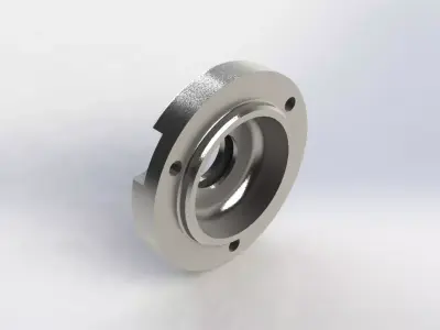 Tampa de Mancal de Rolamento SKF FNL 505 B Bearing Cap 3D model
