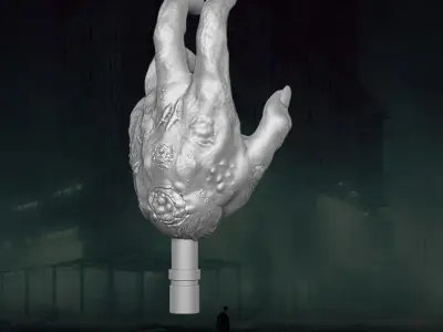 Zombie Hands 3D printable files for Action Figures 3D print model