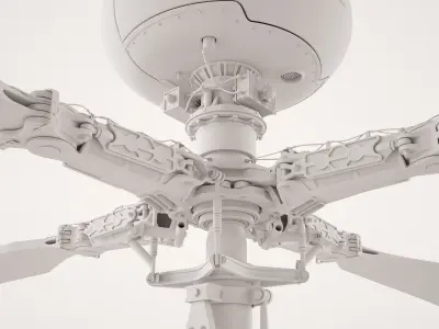 Apache Helicopter Rotor 3D model