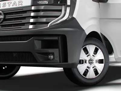 Nissan Interstar L3H3 Van HQ Interior 2024 3D model