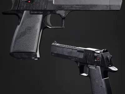 Store Show Case 13 Gun Store 4 Low-poly 3D model