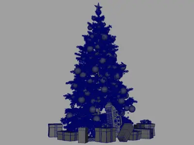 Christmas Tree with Gifts 3D model get