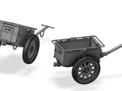 If-8 infanteriekarren - ammunition infantry germany vehicle 3D print model