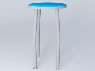 Airplane Bar Seat Free 3D model