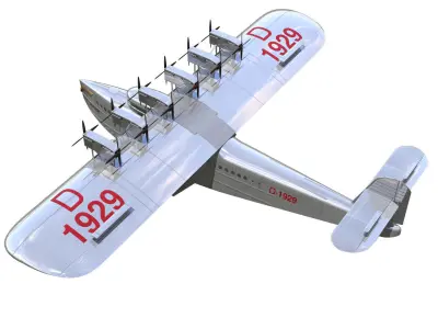 Dornier D ox 3D model