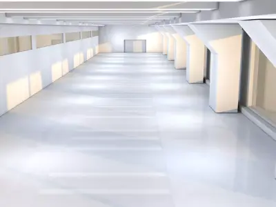 Sci Fi WareHouseSci Fi WareHouse 3D model