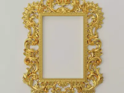 Mirror frame 3D print model