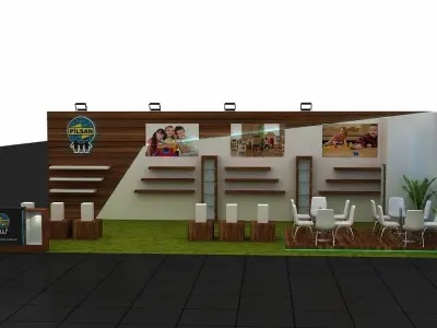 Exhibition Stand -2 3D model