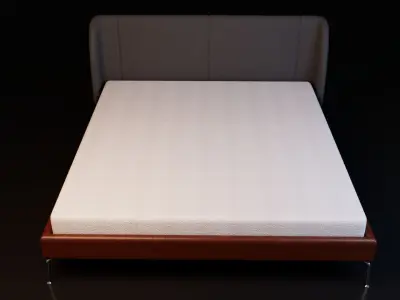 Realistic Bed Free low-poly 3D model