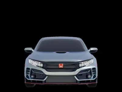2020 Honda Civic Type-R Free 3D model