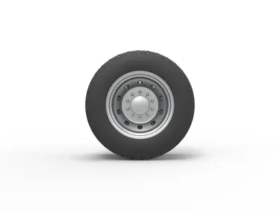Double wheel 4 Scale 1 to 25 3D print model