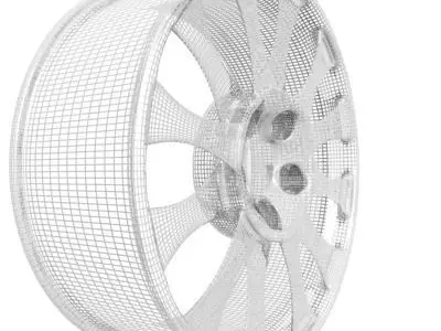Wheel Rim 3D model 8
