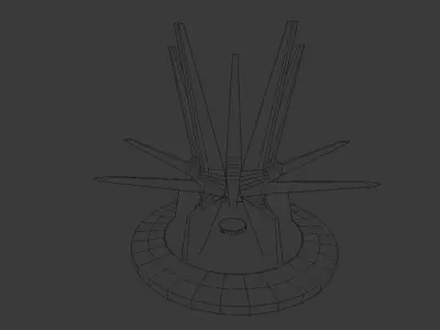 Kosmaj Monument Low-poly 3D model