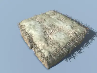 Ancient Greek House Low-poly 3D model