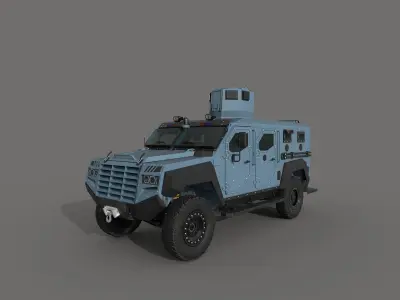 Roshel Senator ERV Low-poly 3D model