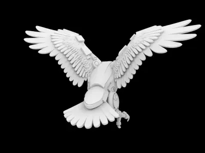 Mech Eagle Model 3D Print 3D print model buy