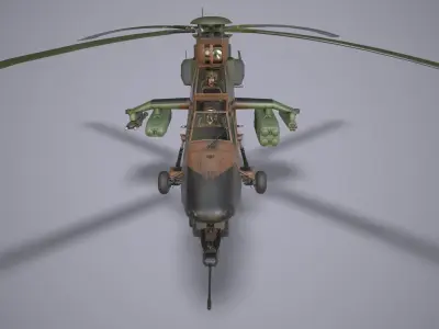 Spanish Army Helicopters Collection Low-poly 3D model