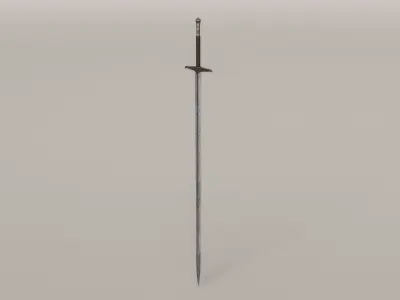 Damascus Claymore Free low-poly 3D model